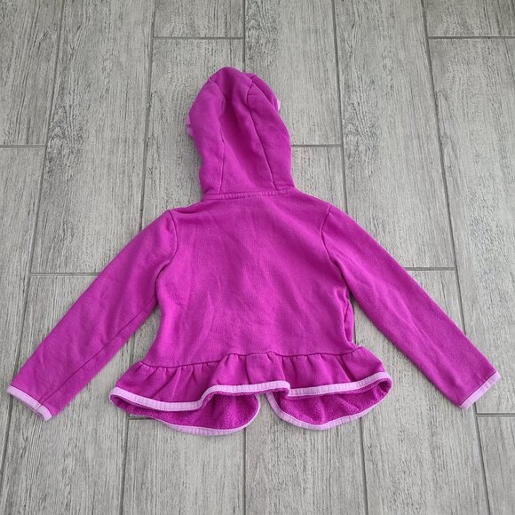 Disney Store Sofia the First toddler girls purple zippered hooded sweater size 2 - Picture 7 of 7